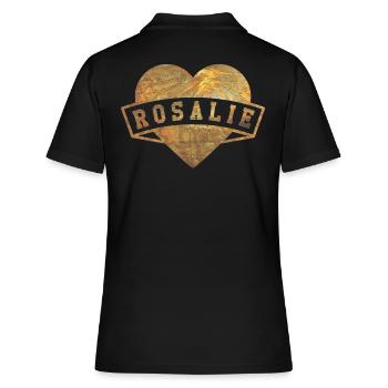 Rosalie Hearts Or - Polo Femme - noir - Dos - Ailine (174cm)