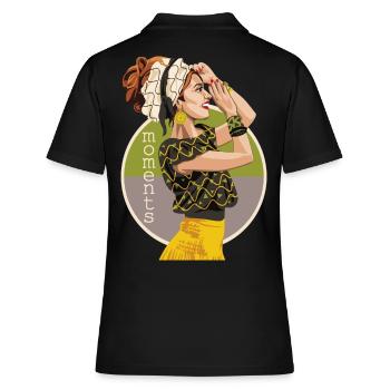 Des moments inoubliables - Polo Femme - noir - Dos - Ailine (174cm)