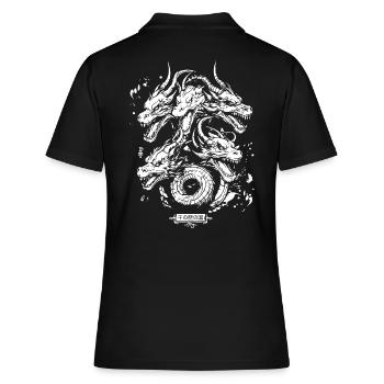 Terre des Mille Dragons - Polo Femme - noir - Dos - Ailine (174cm)