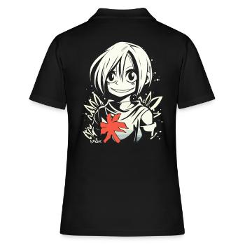 La sympathique fille d'anime - Polo Femme - noir - Dos - Ailine (174cm)