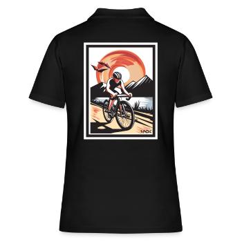 La solitude du coureur cycliste - Polo Femme - noir - Dos - Ailine (174cm)