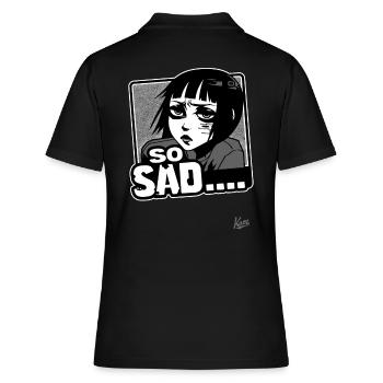 Triste Girls Club, si triste - Polo Femme - noir - Dos - Ailine (174cm)