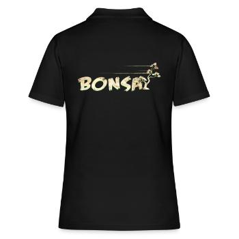 bonsaïs - Polo Femme - noir - Dos - Ailine (174cm)