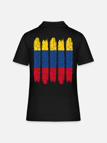Colombie - Polo Femme - noir