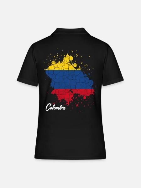 Colombie - Polo Femme - noir