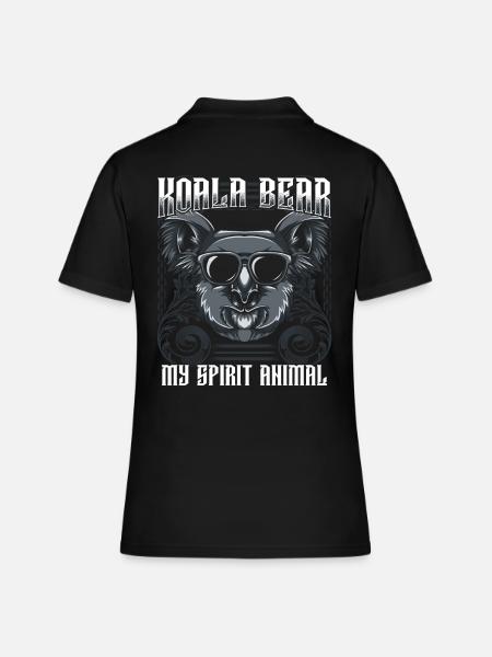 koala - Polo Femme - noir