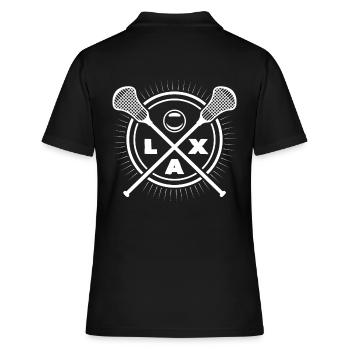 Lacrosse - Frauen Polo Shirt - Schwarz - Hinten - Ailine (174cm)