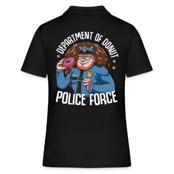 donut - Women's Polo Shirt - black - Back - Ailine (174cm)