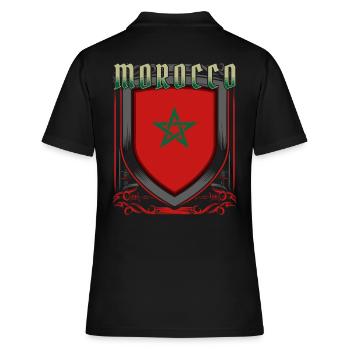 Maroc - Polo Femme - noir - Dos - Ailine (174cm)