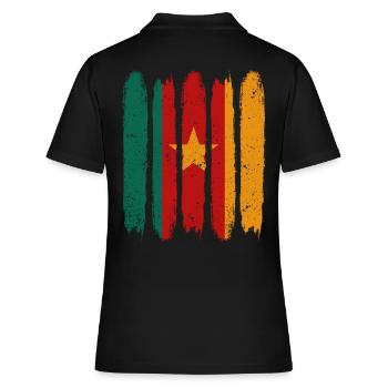 Cameroon - Women's Polo Shirt - black - Back - Ailine (174cm)