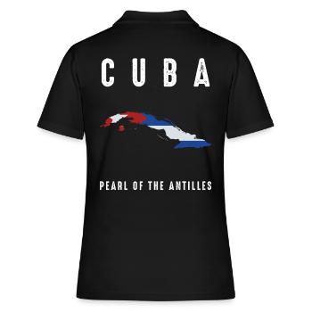 Cuba - Polo Femme - noir - Dos - Ailine (174cm)