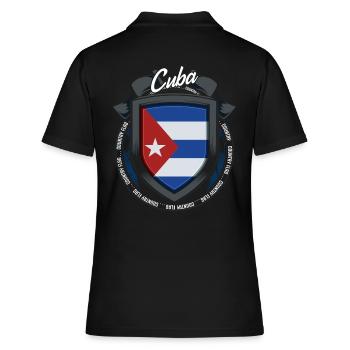 Cuba - Polo Femme - noir - Dos - Ailine (174cm)