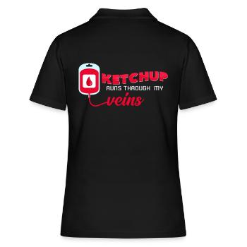 ketchup - Polo Femme - noir - Dos - Ailine (174cm)