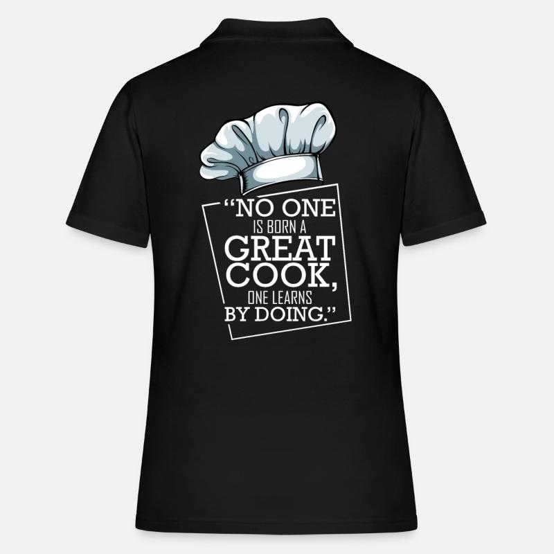 chef - Polo Femme - noir