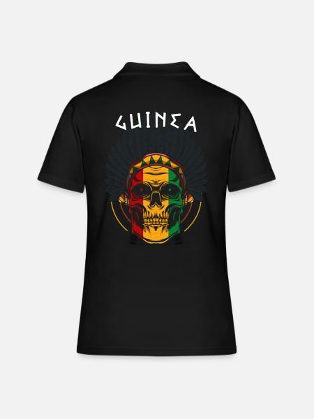 Guinée - Polo Femme - noir