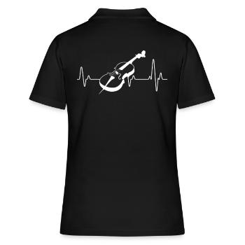 Cello - Frauen Polo Shirt - Schwarz - Hinten - Ailine (174cm)