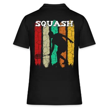 squash - Polo Femme - noir - Dos - Ailine (174cm)