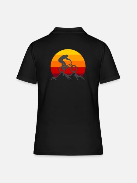 vélo - Polo Femme - noir