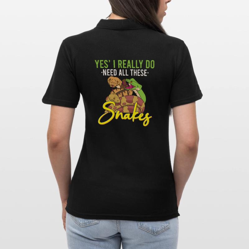 Drôle de serpent python / boa constrictor Polo Femme