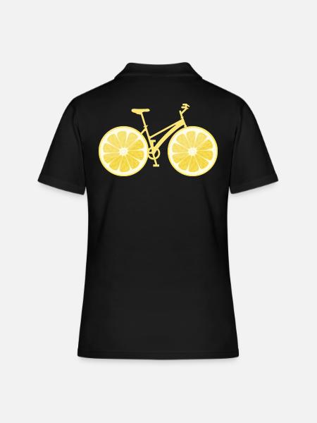 Citron de vélo - Polo Femme - noir