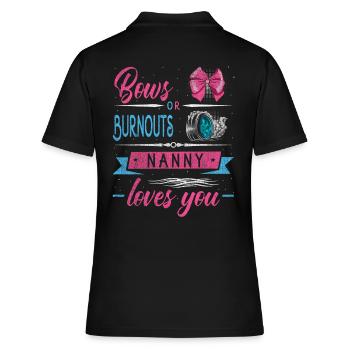 Grinding Or Burnouts Nounou Vous Aime Pour - Polo Femme - noir - Dos - Ailine (174cm)
