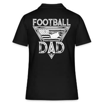 Football-vati-design Pour - Polo Femme - noir - Dos - Ailine (174cm)