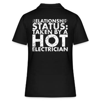 Statut de la relation de A for Lineman et - Polo Femme - noir - Dos - Ailine (174cm)
