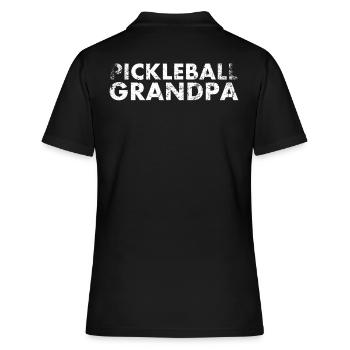 Pickleball-Grandpa pour les joueurs de pickleball ou - Polo Femme - noir - Dos - Ailine (174cm)