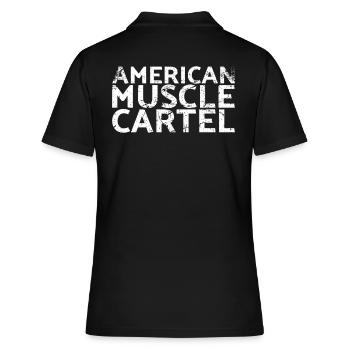 American Muscle Cartel pour les propriétaires de muscle car - Polo Femme - noir - Dos - Ailine (174cm)
