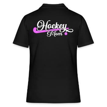 feldhockey hockeymom hockey - Frauen Polo Shirt - Schwarz - Hinten - Ailine (174cm)