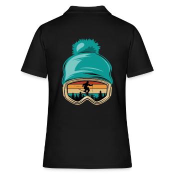 Lunettes de ski, Après-ski, Sports d’hiver, Vacances au ski - Polo Femme - noir - Dos - Ailine (174cm)