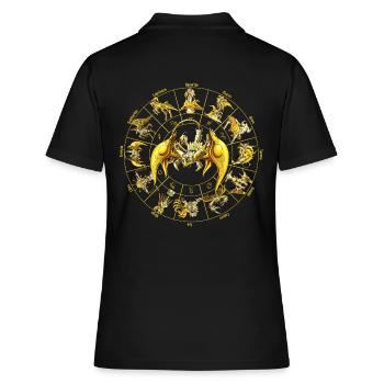 Armure divine de Scorpion de Starsign - Polo Femme - noir - Dos - Ailine (174cm)