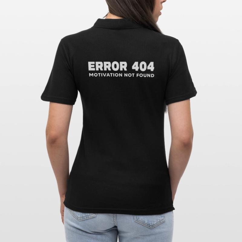 nerd coder server download error 404 Frauen Polo Shirt
