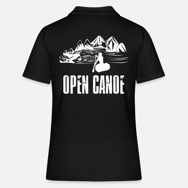 open canoe - Women's Polo Shirt - black