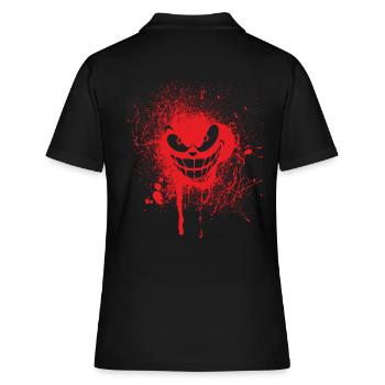 Joker Blood Design - Polo Femme - noir - Dos - Ailine (174cm)