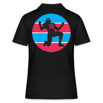 Football américain - Polo Femme - noir - Dos - Ailine (174cm)