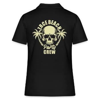 Zrce Beach Party Crew - c’est quand même en train de s’intensifier - Polo Femme - noir - Dos - Ailine (174cm)