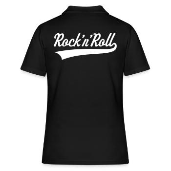 Rock 'n' Roll / Rock And Roll / Rock & Roll - Polo Femme - noir - Dos - Ailine (174cm)