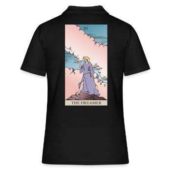 Tarot carte des rêveurs pour rêveur magique - Polo Femme - noir - Dos - Ailine (174cm)