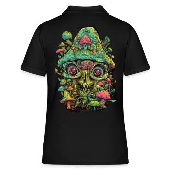 Crâne de Trippy - Polo Femme - noir - Dos - Ailine (174cm)