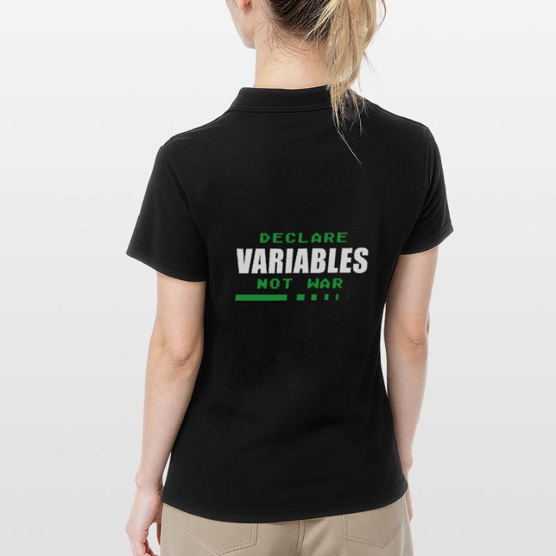 Programmer Geek Computer Programming Coder L Women's Polo Shirt
