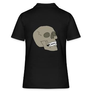 Tête de mort - Polo Femme - noir - Dos - Ailine (174cm)