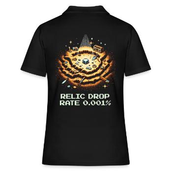 Taux de recherche de reliques | Trésor des fouilles archéologiques - Polo Femme - noir - Dos - Ailine (174cm)