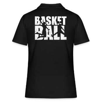 Basketball t shirt basketballer - Polo Femme - noir - Dos - Ailine (174cm)