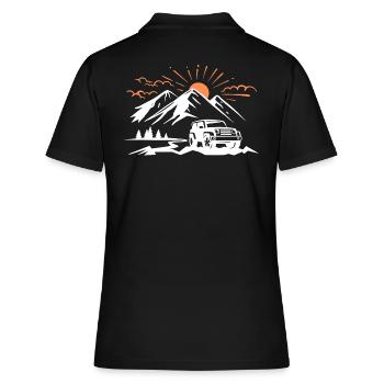 off road 4x4 offroad off-road vehicle - Polo Femme - noir - Dos - Ailine (174cm)