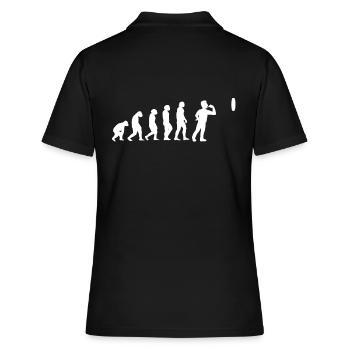 Fléchettes, joueurs de fléchettes - évolution - Polo Femme - noir - Dos - Ailine (174cm)