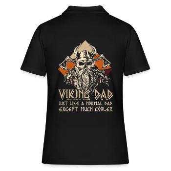 Viking Dad Odin Le père de Norsemen Wotan - Polo Femme - noir - Dos - Ailine (174cm)
