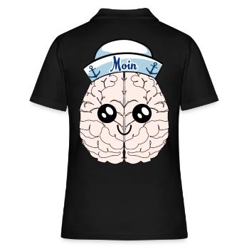 Cerveau marin marin marin cerveau marin - Polo Femme - noir - Dos - Ailine (174cm)