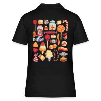 Sweets - Women's Polo Shirt - black - Back - Ailine (174cm)