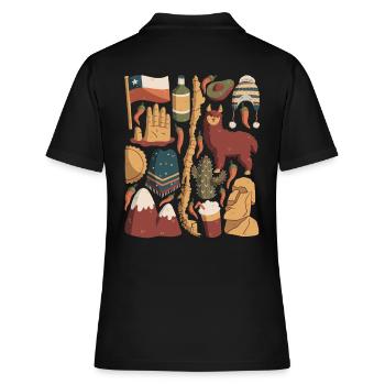Chili - Polo Femme - noir - Dos - Ailine (174cm)